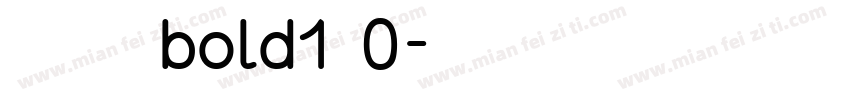 阿瓜准圆体bold1 0字体转换